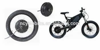 QS V3 motor 48v -72v 5000w elektrisk cykel kit 5kw e cykel konvertering kit med 16