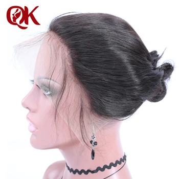 QueenKing Hår Pre Plukkede 13x6 Blonder Frontal Brasilianske Remy Human Hair Silky Straight 10-18 cm, Bleget Knob Naturlig Farve
