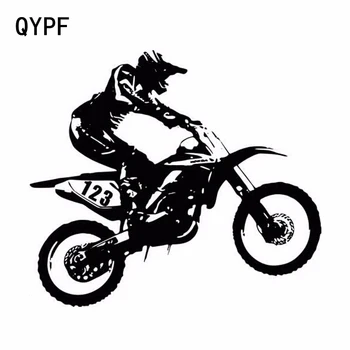 QYPF 20,3 cm*18cm Personlighed Motorcycle Fashion Sjov Bil Klistermærker Tilbehør S2-0069