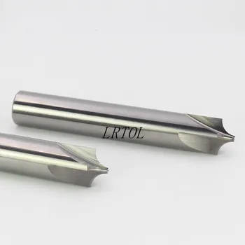 R0.5-R6 *50 60 75mm solidt hårdmetal indre R vinkel endefræsere til affasning af stål cutter cnc cutter bits