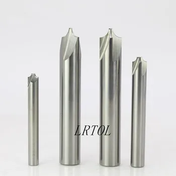 R0.5-R6 *50 60 75mm solidt hårdmetal indre R vinkel endefræsere til affasning af stål cutter cnc cutter bits