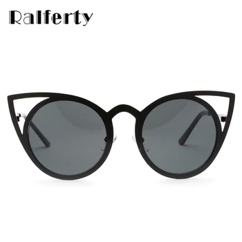 Ralferty 2017 Vintage Cat Eye Solbriller Kvinder Brand Designer Stilfulde Cateye Solbriller, Anti UV-solbriller Kvindelige Brillerne A1121