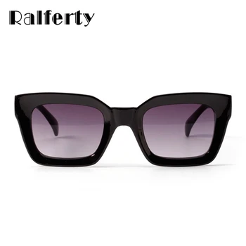 Ralferty Retro Square Solbriller Kvinder Mænd Farverige Plast Solbrille Kvindelige Vintage solbriller UV400 Nuancer Oculos Gafas X1758