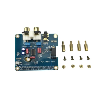 Raspberry Pi 3 HIFI Analog Audio DAC Board Modul I2S Interface + Sort Akryl Tilfælde kompatibel for Raspberry Pi 2