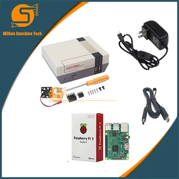 Raspberry Pi 3 NESPi Tilfælde Retroflag Max+Raspberry Pi 3 B+ Ventilator+5V 3A Power+HDMI-kabel-gratis fragt