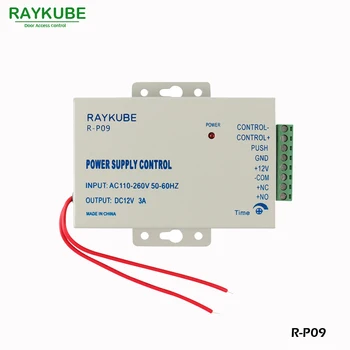 RAYKUBE Kablede Video Dør Telefon Intercom System Med 7 Tommer LCD Skærm RFID-Læser & Kamera Elektrisk Strike dørlås