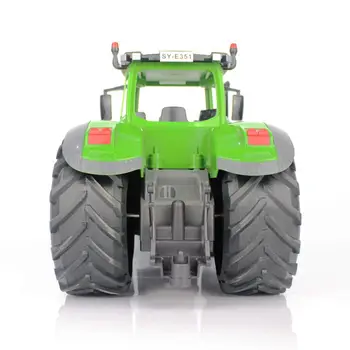 RC Lastbil Farm Traktor 2,4 G Fjernbetjening Trailer Dump/Rake 4-Hjulet Traktor Ingeniør Køretøj, Traktor Model Børns Legetøj Hobby