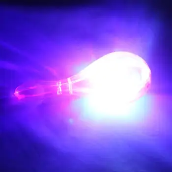 RCtown Børn Jubler Lys-op Maracas Legetøj Batteri Drevet LED Lysende Rangle til Fest Tilfældig Farve-ZK 15%