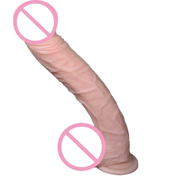Realistisk Kæmpe Dildo 13.38 i 33.5*5cm Enorme Penis, Pik Med Stærk sugekop Anal G-punkt Dildo Penis Vibrator Sex legetøj til kvinder