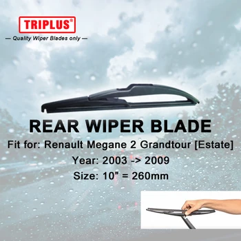 Rear Wiper Blade for Renault Megane 2 Grandtour (2003-2009) 1 stk 10
