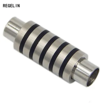 REGELIN 2stk Hul Størrelse 4/5/6mm Stærke Magnetiske Smykkelåse Til Læder Armbånd i Rustfrit Stål Skrue Lås Stik smykkefremstilling