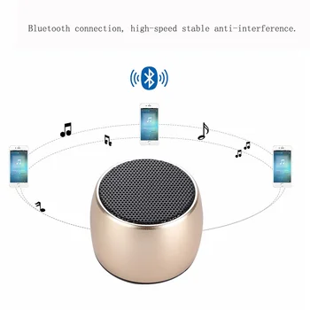 Rejse Bærbar 2STK Mini Full-Range Bluetooth Højttaler håndfri Trådløs Parret Frekvens Tone 3D Stereo Surround Self-Timer