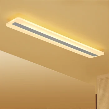 Rektangel Minimalistisk, Moderne led-loftsbelysning til soveværelse korridor luminarias AC85-265V loft lampe inventar Lamparas De Techo