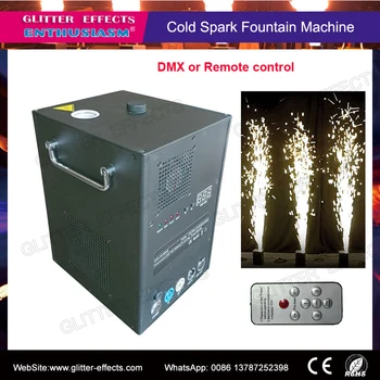 Remote DMX kontrol fase kolde gnist fyrværkeri sparctic maskine til bryllup