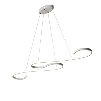 Remote Moderne LED-Vedhæng Lys For at Spise Stue Aluminium Lampeskærm Med Til 15-25 Meter, Bar Og Restaurant Indrettet