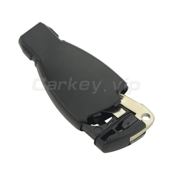 Remotekey Smart bil nøgle etui cover 3-knappen for Mercedes Benz Europa Model C E-Klasse med batteriholder og akut nøglen