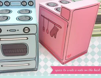Retro Ovn Enkelt Cupcake box, Cookie, Slik Behandle Max 24pcs