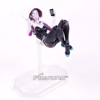 Revoltech Serie NR.004 Spider Gwen Stacy PVC-Action Figur Collectible Model Toy 15cm