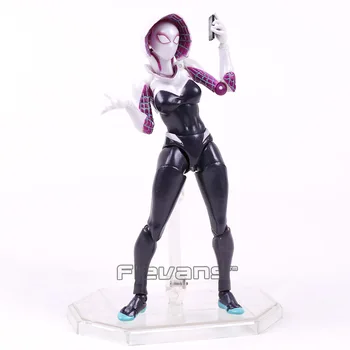 Revoltech Serie NR.004 Spider Gwen Stacy PVC-Action Figur Collectible Model Toy 15cm