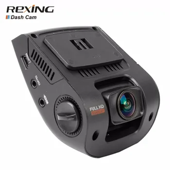 Rexing V1 Bil Bil DVR Kamera Dash Cam FHD 1080p 170 Vidvinkel Dashboard Kamera med G-Sensor, WDR, Night Vision,Gratis Stik