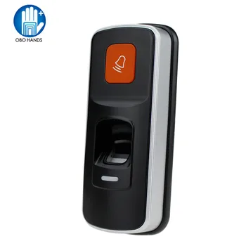 RFID-Standalone Fingerprint Læser 125KHz EM Controller Lås Med Dørklokken Dør adgangskontrol Entry System Understøtter SD-Kort
