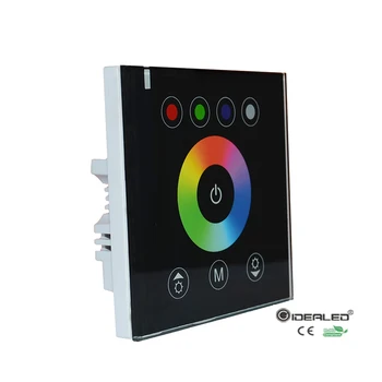 RGB/RGBW vægmonteret touch-panel controller glas panel lysdæmper Controller til DC12V-24V LED Strip RGB Controller