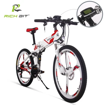 RichBit Nye 36V*250W El-Cykel, Mountain Hybrid El-Cykel Vandtætte Ramme Indersiden Li-on 12.8 Ah Batteri Folde ebike