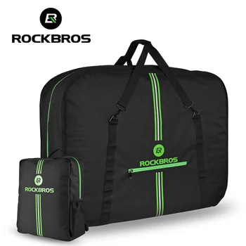 ROCKBROS 1big+1small Sammenklappelige cykelholder Bag MTB-Road Cykel Taske, der Med opbevaringspose Let Bære Anti-støv Cykel Pannier