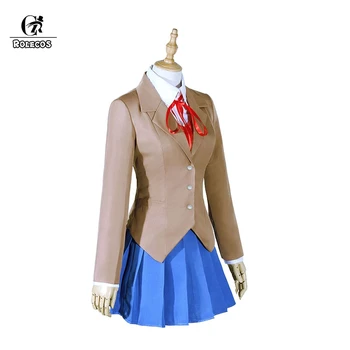 ROLECOS Doki Doki Litteratur Club Monika Cosplay Sayori Yuri Natsuki Cosplay Costume-Skole Pige Uniform Kvinder Kostume Spil Cos