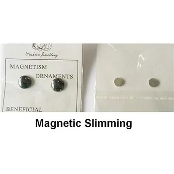 Romad Magnetiske Slankende Øreringe Sundhed Smykker Magneter Slankende Plaster Tabe Magnetiske pendientes Sort Kvinder EarringsR4