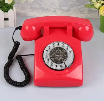 Roterende Disk Antikke Telefoner Antik, Retro Telefon Retro Mode Vintage Antik Telefon Fastnet