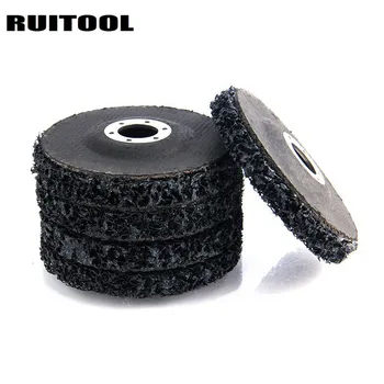 RUITOOL 115*22mm Polyurethan Strip Disc Hjul, Polering af Metal slibeskive Vinkelsliber Disk For Metal, Rust Remover