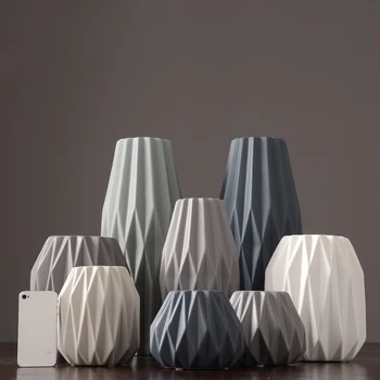 Runde og firkantede konkrete plantageejer silikone formen ler håndværk hjem kontor dekoration indstøbning sukkulenter cement vase silikone forme