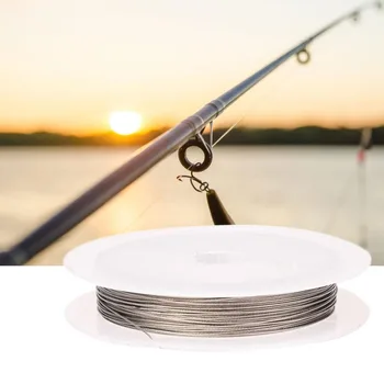 Rustfrit Stål Wire fiskesnøre Wire Spor med Belægning Wire Leder Belægning Jigging Ledning Fisk Linje