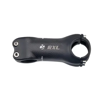 RXL SL-Cykler Stammer 31,8 mm cyklens Frempind Carbon Road/MTB 3K Mat Stængler 6/17 Grad 70/80/90/100/110/120/130 Grå Carbon Frempind