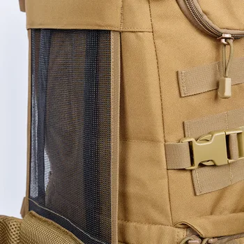 Rygsæk med stor kapacitet 50 L travel taske computer taske, bjergigning taske militære mænd kvinder multifunktionelle høj kvalitet taske