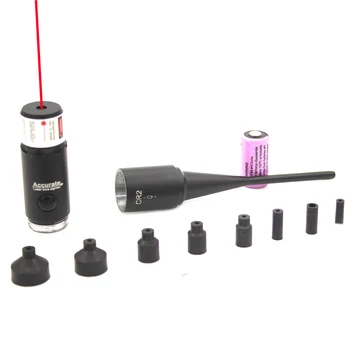 Rød Laser BoreSighter Bar Syn Kit til .177 at .50 Kaliber Anvendelsesområde Red Dot Kit Sæt Værktøjer med drejekontakt Bar Syn Sæt