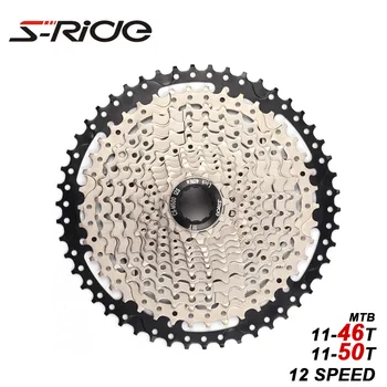 S-Ride Cykling Mountain Bike 12 Speed Kassette Tandhjul 46T/50T Gear Kompatibel Shimano SRAM 12S MTB Frihjul, Dele til Cykler