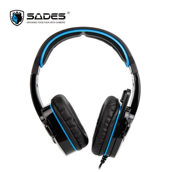 SADES WOLFANG Virtuelle 7.1 Surround Sound Headset USB-Drive-by-Wire Hovedbøjle hovedtelefoner til Gamer