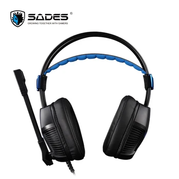 SADES Xpower Plus Vibration Hovedtelefoner Dyb Bas Stereo Surround Sound Headset-Over-ear Casque Gamer