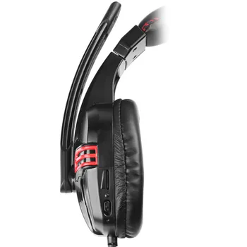 Salar KX236 Over Ear Stereo Gaming Headset Justerbar Gamer USB-Hårbøjle med Mic Hovedtelefoner til PC