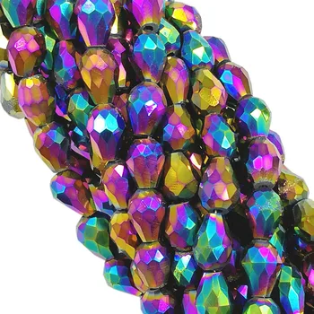 Salg 31Colors Glas Vand Drop DIY Til Halskæder, Armbånd Kvindelige Trendy Løse Perler Mode Smykker