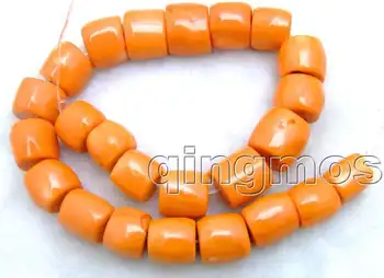 SALG Store 15-20mm Høj Kvalitet Natur orange Kolonne Knurl Coral strand 15