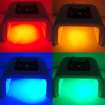Salon Terapi Lys Bærbare Lavt Niveau LED Huden Foryngelse Terapi PDT 4-Farve Lys Anti-aging Rynke Fjernelse Skønhed Enhed