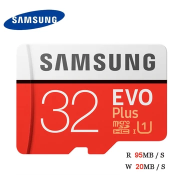 SAMSUNG EVO Plus Hukommelseskort Class10 64GB 128GB 256 GB SDXC-U3 Micro SD-TF Kort 32GB SDHC U1 Trans Flash til Tablet-Telefoner