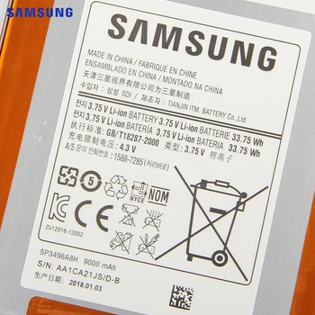 SAMSUNG Oprindelige Erstatning Batteri SP3496A8H Til Samsung Google Nexus 10 GT-P8110 HA32ARB Autentisk Tablet Batteri 9000mAh