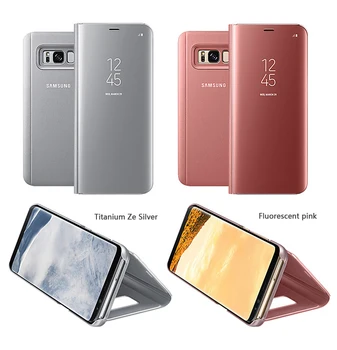 SAMSUNG Originale Mirror Cover Klart Se Flip Phone Case For Samsung Galaxy S8 S8+ S8 Plus Projekt Drøm G9508 G955 G950U S8plus