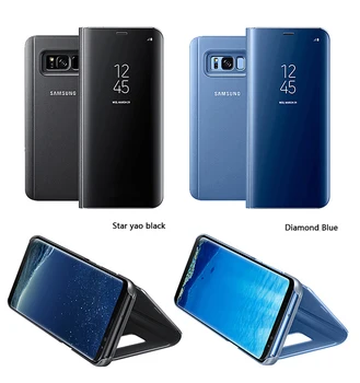 SAMSUNG Originale Mirror Cover Klart Se Flip Phone Case For Samsung Galaxy S8 S8+ S8 Plus Projekt Drøm G9508 G955 G950U S8plus