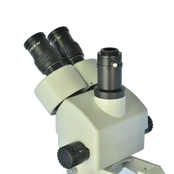 Samtidig med fokale 7X-45X Trinokulartubus Zoom Stereo-Mikroskop Hovedet Samtidig med fokale Industrielle Mikroskop WF10X 20mm Okular Linse