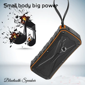 Samtronic Bærbare Bluetooth Højttaler Subwoofer Kraftfulde IP65 Vandtæt Mini Bærbare Trådløse Musik Højtalere til Udendørs Telefon
